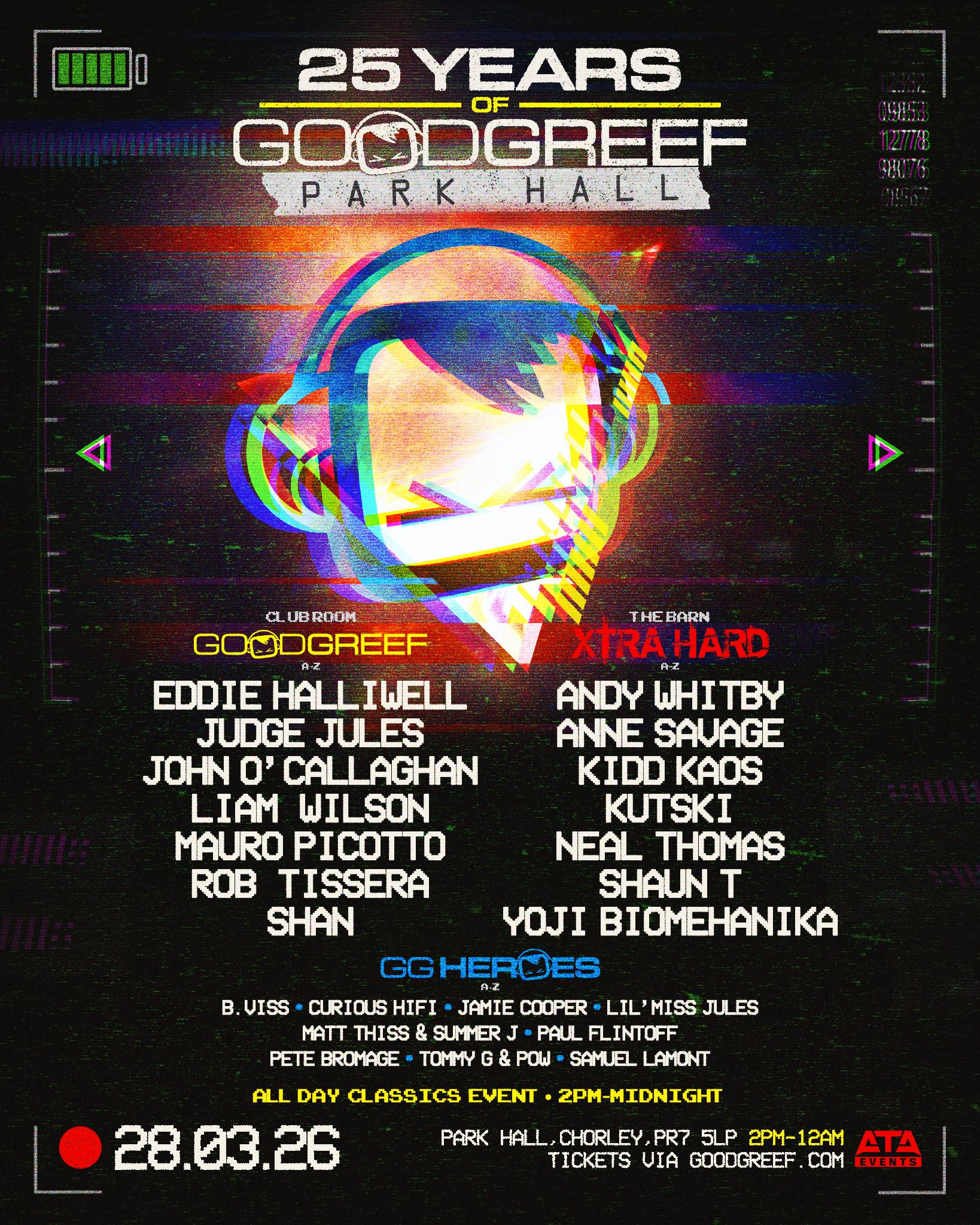 25 Years of Goodgreef presents… Goodgreef Park Hall