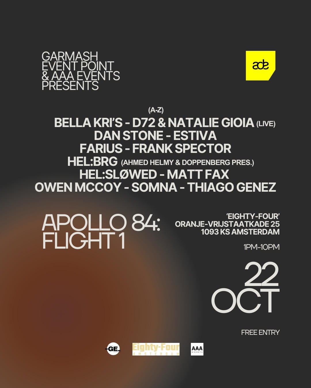 AAA Events, ADE | Amsterdam Dance Event