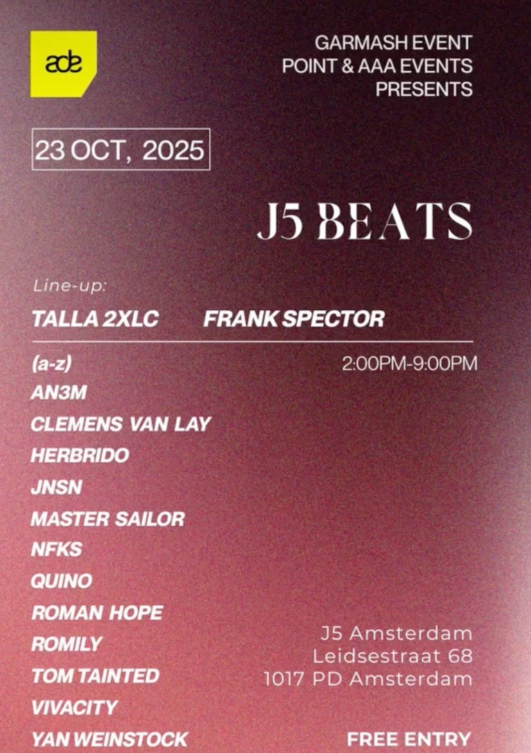 AAA Events, ADE | Amsterdam Dance Event