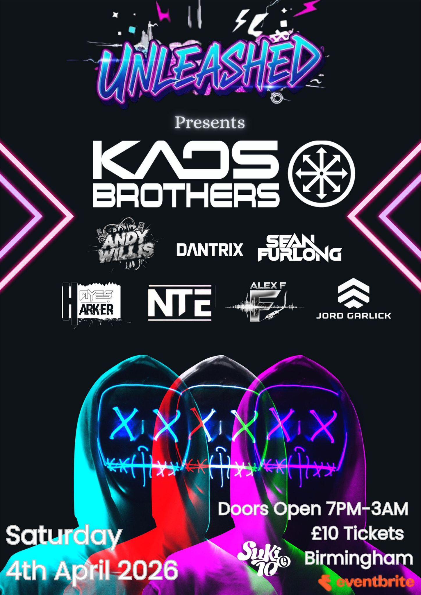 Unleashed presents Kaos Brothers [Launch Party]